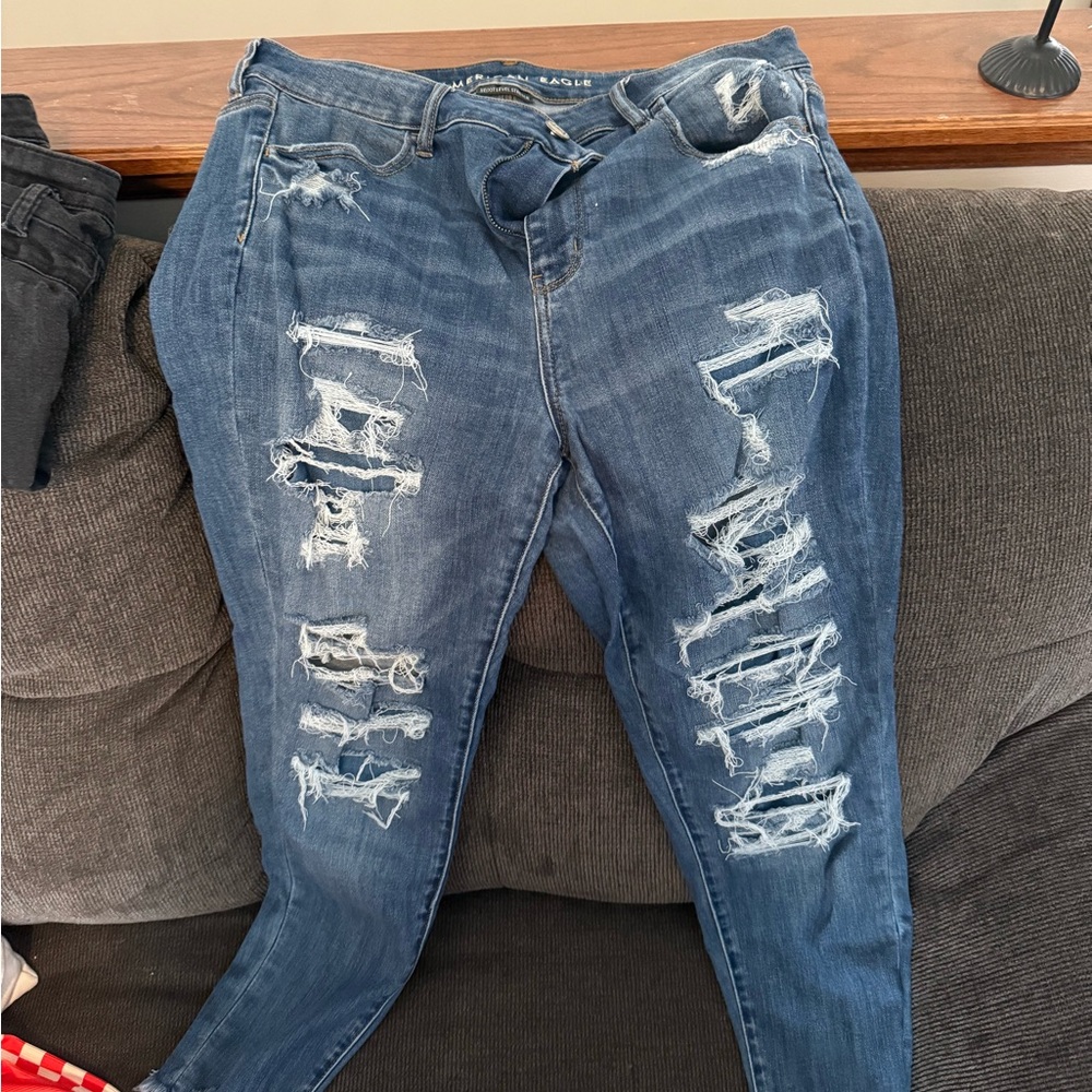 American Eagle high rise jegging crop